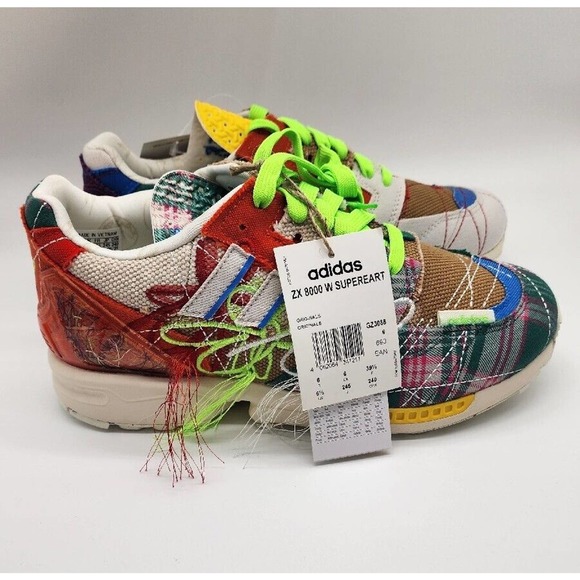 Adidas ZX 8000 Superearth x Sean Wotherspoon Off White/Blue/Red GZ3088 mens 6.5 main image 6